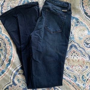 Kancan Dark Wash Flare Jeans